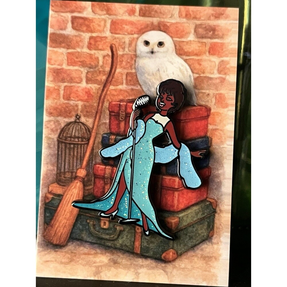 Our Fav Singing Witch EXCLUSIVE HARRY POTTER Celestina Warbeck Enamel NEW Wizard